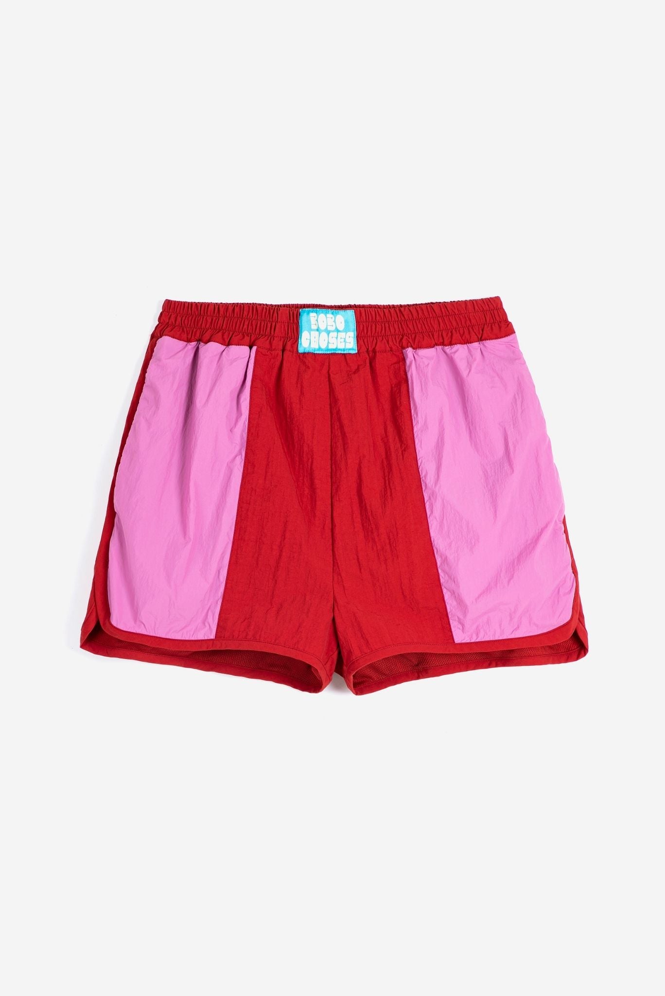 Pantalones cortos deportivos con bloque de color