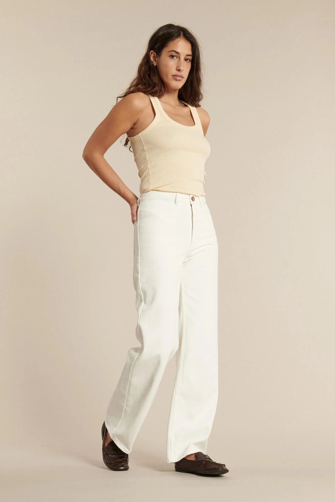 Pantalón SWANN DENIM WHITE