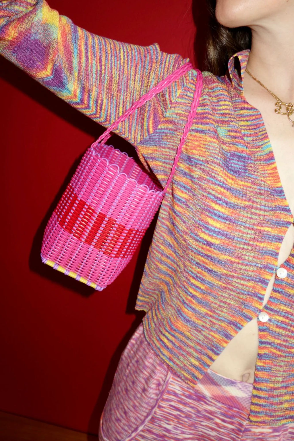 Bolso Pequeña Flor de Jamaica