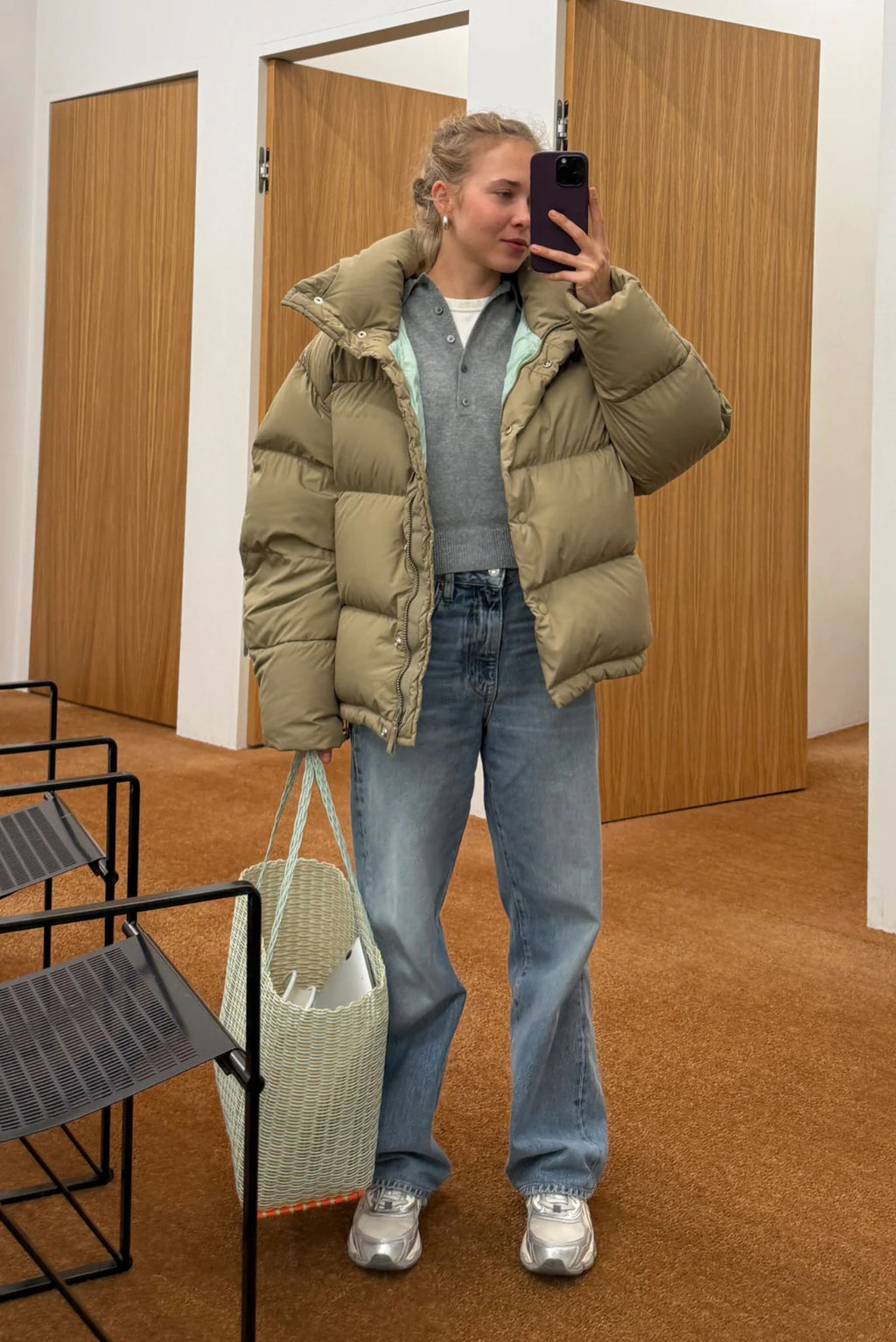 Bolso Cielo de vainilla grande