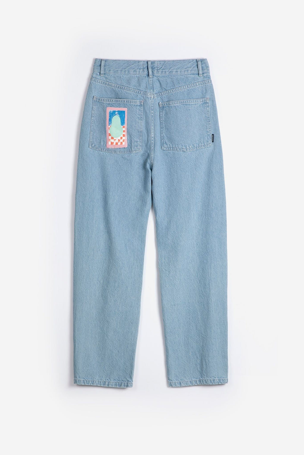 Vaqueros sencillos de tiro alto