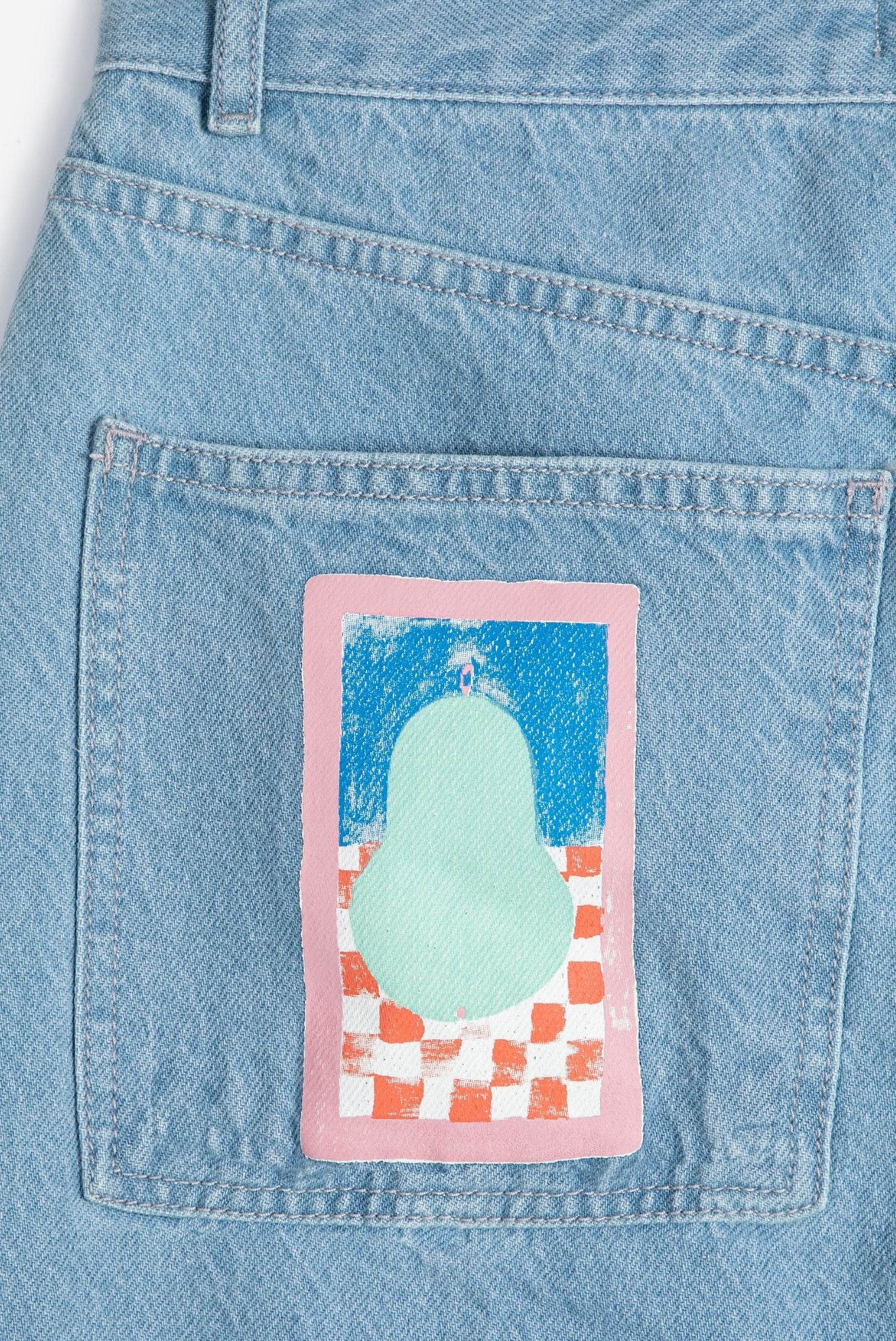 Vaqueros sencillos de tiro alto