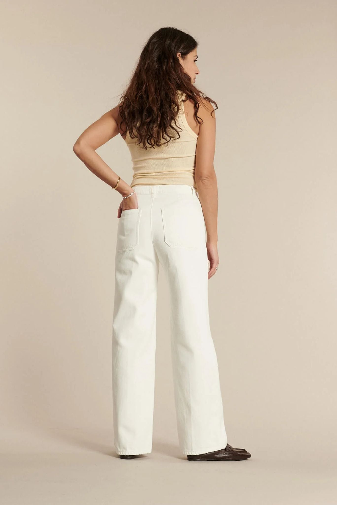Pantalón SWANN DENIM WHITE