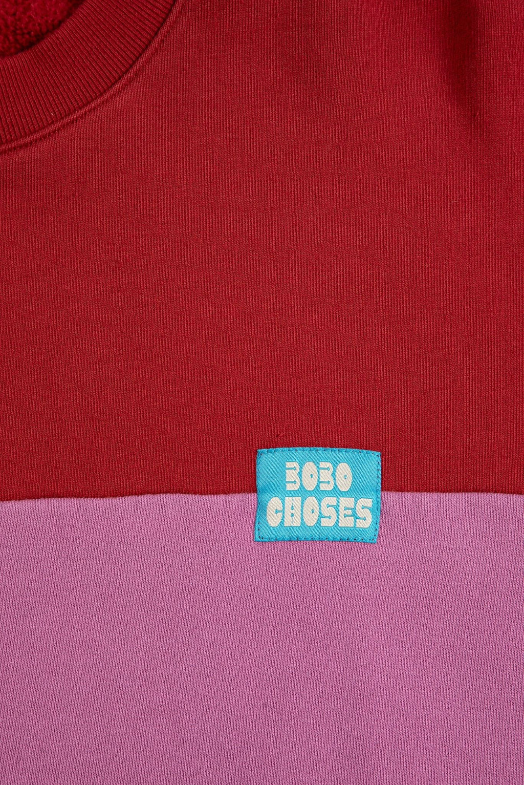 Sudadera relajada con bloques de color