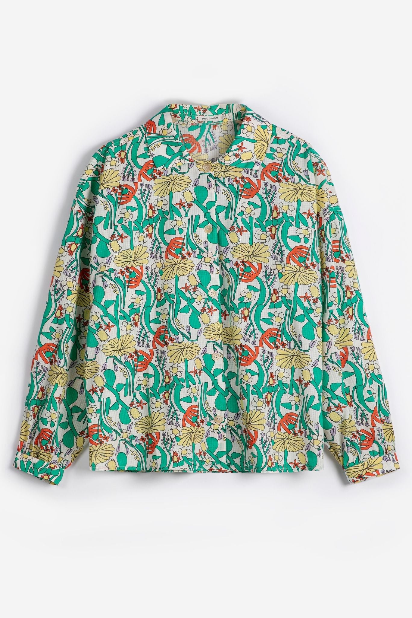 Chaqueta acolchada con patrón Herbolario a Color