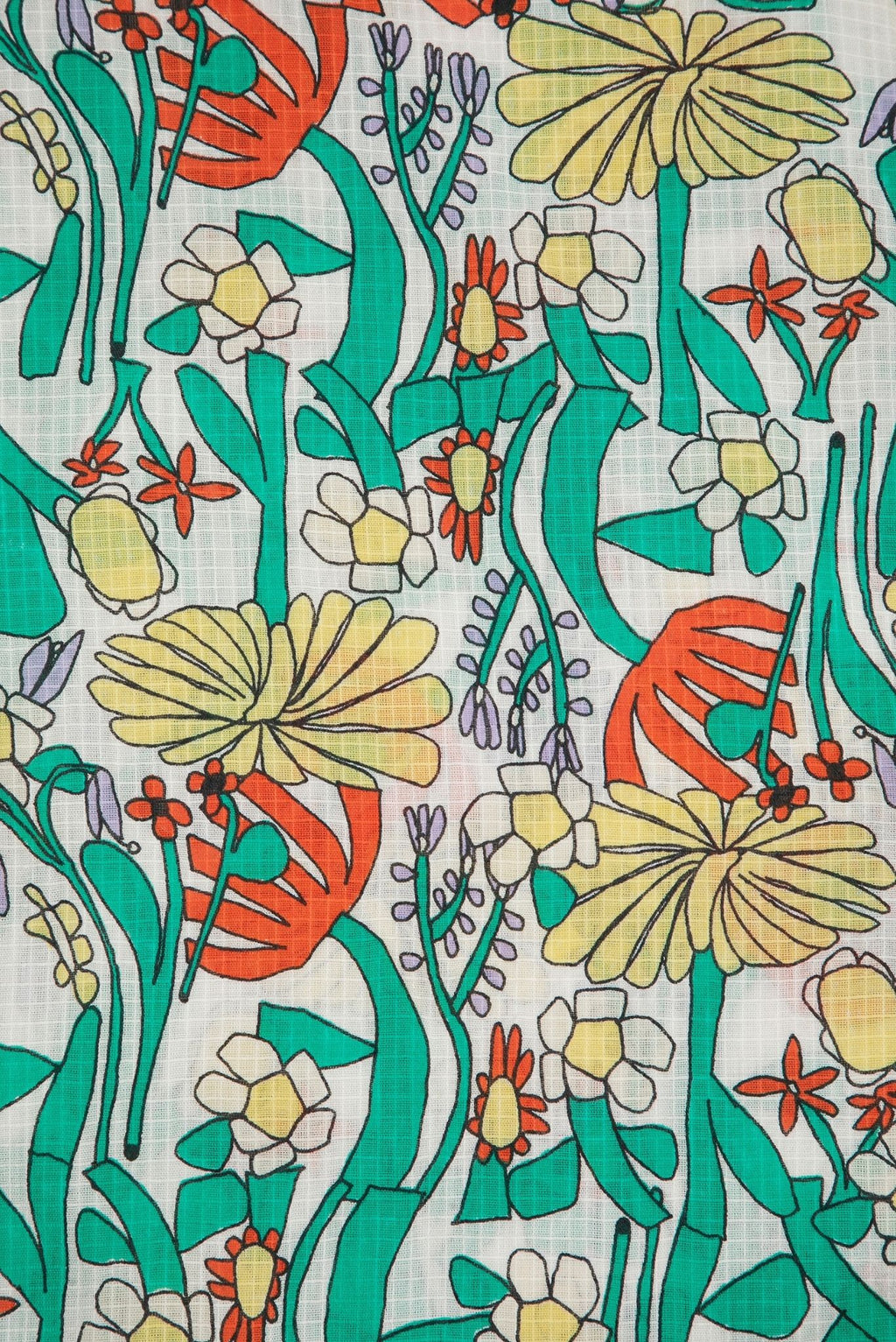 Chaqueta acolchada con patrón Herbolario a Color